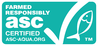 Farmed Responsibly - ASC Certified Logo