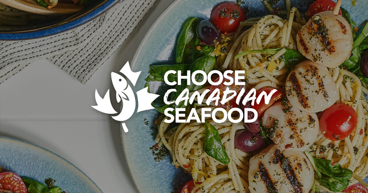 Weeknight Spaghetti with Lemon Pesto Scallop Skewers - Choose Canadian Seafood