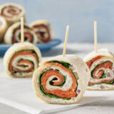 Smoked Salmon Pinwheels Circle
