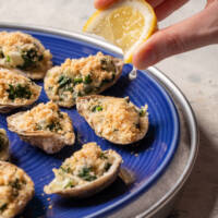 Oysters Rockefeller Vertical